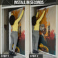 Sojourner Truth Door Cover Truth Walks - Bold Portrait and Empowerment Design - African Pride