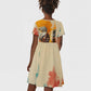 Sojourner Truth Kid Short Sleeve Dress Truth Walks - Bold Portrait and Empowerment Design TS04