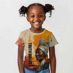 Sojourner Truth Kid T shirt Truth Walks - Bold Portrait and Empowerment Design TS04