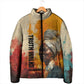 Sojourner Truth Padded Jacket Truth Walks - Bold Portrait and Empowerment Design - African Pride