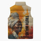 Sojourner Truth Sleeveless Puffer Jacket Truth Walks - Bold Portrait and Empowerment Design - African Pride