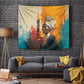 Sojourner Truth Tapestry Truth Walks - Bold Portrait and Empowerment Design - African Pride