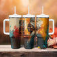 Sojourner Truth Tumbler With Handle Truth Walks - Bold Portrait and Empowerment Design - African Pride