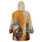 Sojourner Truth Wearable Blanket Hoodie Truth Walks - Bold Portrait and Empowerment Design - African Pride