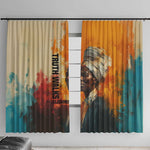 Sojourner Truth Window Curtain Truth Walks - Bold Portrait and Empowerment Design - African Pride