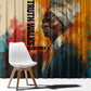 Sojourner Truth Window Curtain Truth Walks - Bold Portrait and Empowerment Design - African Pride
