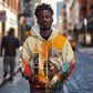 Sojourner Truth Zip Hoodie Truth Walks - Bold Portrait and Empowerment Design - African Pride