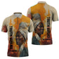 Sojourner Truth Zipper Polo Shirt Truth Walks - Bold Portrait and Empowerment Design - African Pride