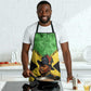 Marcus Garvey Apron Jamaican Flag Theme African Fist Civil Rights Symbol Pan African Tribute Design - African Pride