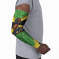 Marcus Garvey Arm Sleeves Jamaican Flag Theme African Fist Civil Rights Symbol Pan African Tribute Design - African Pride