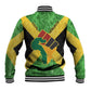 Marcus Garvey Baseball Jacket Jamaican Flag Theme African Fist Civil Rights Symbol Pan African Tribute Design - African Pride