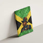 Marcus Garvey Canvas Wall Art Jamaican Flag Theme African Fist Civil Rights Symbol Pan African Tribute Design - African Pride