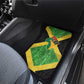 Marcus Garvey Car Mats Jamaican Flag Theme African Fist Civil Rights Symbol Pan African Tribute Design - African Pride