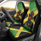 Marcus Garvey Car Seat Cover Jamaican Flag Theme African Fist Civil Rights Symbol Pan African Tribute Design - African Pride