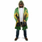 Marcus Garvey Cloak Jamaican Flag Theme African Fist Civil Rights Symbol Pan African Tribute Design - African Pride