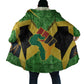 Marcus Garvey Cloak Jamaican Flag Theme African Fist Civil Rights Symbol Pan African Tribute Design - African Pride