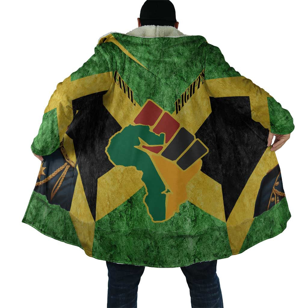 Marcus Garvey Cloak Jamaican Flag Theme African Fist Civil Rights Symbol Pan African Tribute Design - African Pride