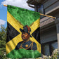 Marcus Garvey Garden Flag Jamaican Flag Theme African Fist Civil Rights Symbol Pan African Tribute Design - African Pride