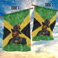Marcus Garvey Garden Flag Jamaican Flag Theme African Fist Civil Rights Symbol Pan African Tribute Design - African Pride
