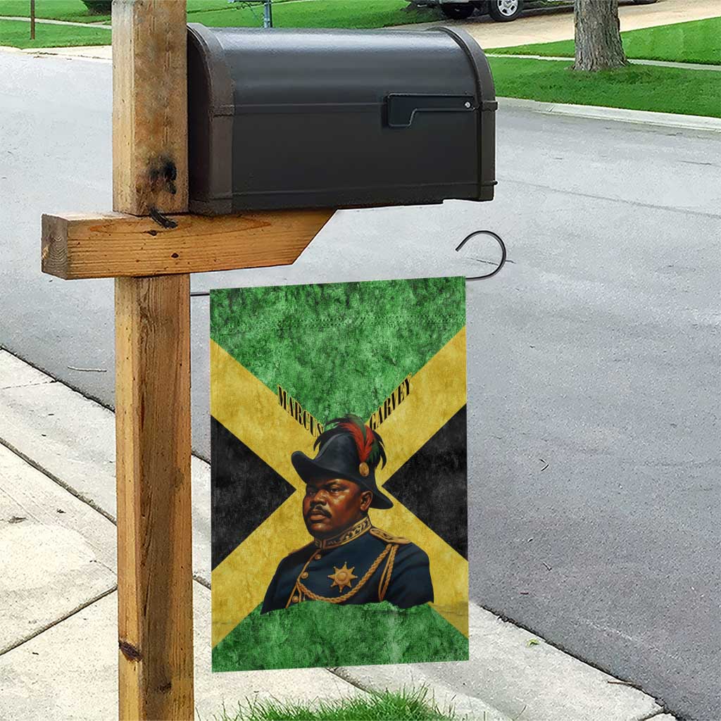 Marcus Garvey Garden Flag Jamaican Flag Theme African Fist Civil Rights Symbol Pan African Tribute Design - African Pride