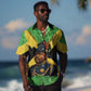 Marcus Garvey Hawaiian Shirt Jamaican Flag Theme African Fist Civil Rights Symbol Pan African Tribute Design TS04