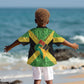 Marcus Garvey Kid Hawaiian Shirt Jamaican Flag Theme African Fist Civil Rights Symbol Pan African Tribute Design TS04