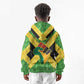Marcus Garvey Kid Hoodie Jamaican Flag Theme African Fist Civil Rights Symbol Pan African Tribute Design - African Pride