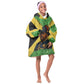 Marcus Garvey Kid Wearable Blanket Hoodie Jamaican Flag Theme African Fist Civil Rights Symbol Pan African Tribute Design - African Pride