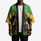 Marcus Garvey Kimono Jamaican Flag Theme African Fist Civil Rights Symbol Pan African Tribute Design - African Pride