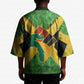 Marcus Garvey Kimono Jamaican Flag Theme African Fist Civil Rights Symbol Pan African Tribute Design - African Pride