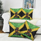 Marcus Garvey Pillow Cover Jamaican Flag Theme African Fist Civil Rights Symbol Pan African Tribute Design - African Pride