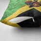 Marcus Garvey Pillow Cover Jamaican Flag Theme African Fist Civil Rights Symbol Pan African Tribute Design - African Pride