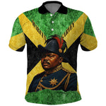 Marcus Garvey Polo Shirt Jamaican Flag Theme African Fist Civil Rights Symbol Pan African Tribute Design TS04