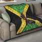 Marcus Garvey Quilt Jamaican Flag Theme African Fist Civil Rights Symbol Pan African Tribute Design - African Pride
