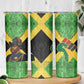 Marcus Garvey Skinny Tumbler Jamaican Flag Theme African Fist Civil Rights Symbol Pan African Tribute Design - African Pride
