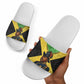 Marcus Garvey Slide Sandals Jamaican Flag Theme African Fist Civil Rights Symbol Pan African Tribute Design - African Pride