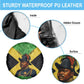 Marcus Garvey Spare Tire Cover Jamaican Flag Theme African Fist Civil Rights Symbol Pan African Tribute Design - African Pride