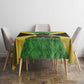 Marcus Garvey Tablecloth Jamaican Flag Theme African Fist Civil Rights Symbol Pan African Tribute Design - African Pride
