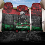 Marcus Garvey Back Car Seat Cover Collage Design Progress Is the Attraction Quote Pan African Movement Tribute - African Pride