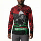 Marcus Garvey Button Sweatshirt Collage Design Progress Is the Attraction Quote Pan African Movement Tribute