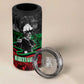 Marcus Garvey 4 in 1 Can Cooler Tumbler Collage Design Progress Is the Attraction Quote Pan African Movement Tribute - African Pride