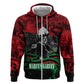 Marcus Garvey Hoodie Collage Design Progress Is the Attraction Quote Pan African Movement Tribute - African Pride