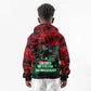 Marcus Garvey Kid Hoodie Collage Design Progress Is the Attraction Quote Pan African Movement Tribute - African Pride