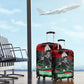 Marcus Garvey Luggage Cover Collage Design Progress Is the Attraction Quote Pan African Movement Tribute - African Pride