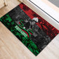 Marcus Garvey Rubber Doormat Collage Design Progress Is the Attraction Quote Pan African Movement Tribute - African Pride