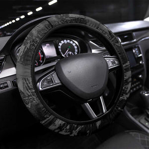 Marcus Garvey Steering Wheel Cover Collage Design Progress Is the Attraction Quote Pan African Movement Tribute - African Pride