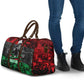 Marcus Garvey Travel Bag Collage Design Progress Is the Attraction Quote Pan African Movement Tribute - African Pride