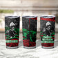 Marcus Garvey Tumbler Cup Collage Design Progress Is the Attraction Quote Pan African Movement Tribute - African Pride