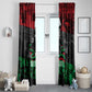 Marcus Garvey Window Curtain Collage Design Progress Is the Attraction Quote Pan African Movement Tribute - African Pride