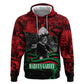 Marcus Garvey Zip Hoodie Collage Design Progress Is the Attraction Quote Pan African Movement Tribute - African Pride